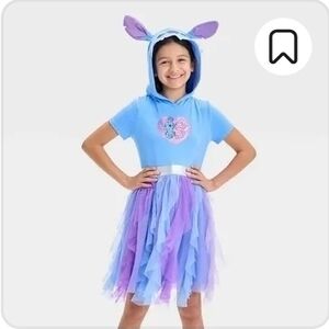 Disney Blue and Purple Hooded Dress